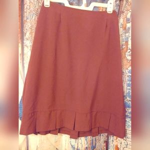 Women's Maggie Barnes Brown casual stretchy skirt Size 20W